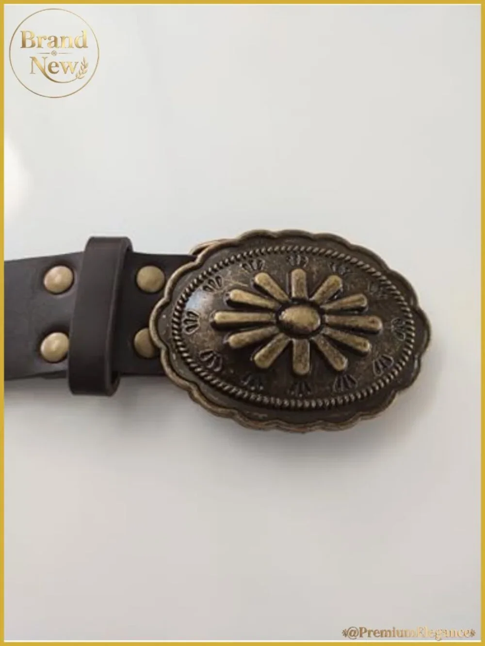 Faux Leather Western Belt for Women Cowgirl Festival Jean Dress